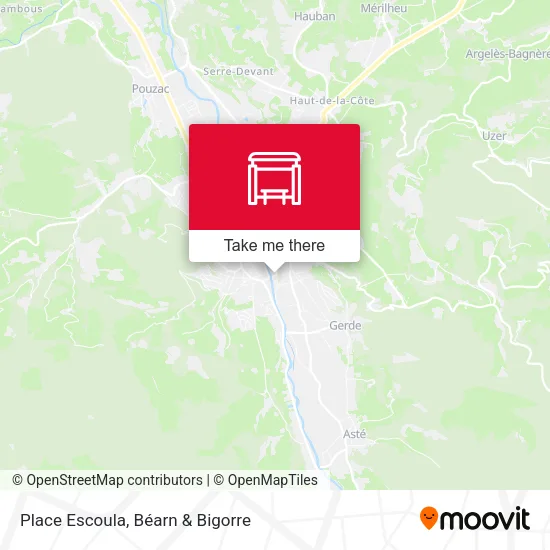 Place Escoula map