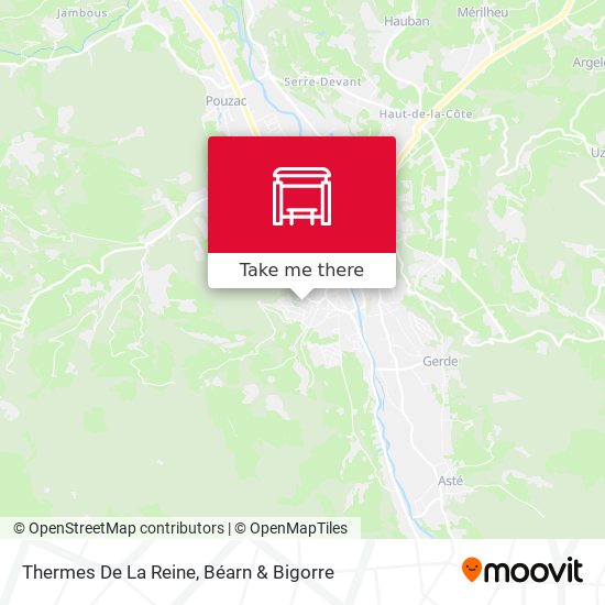 Mapa Thermes De La Reine