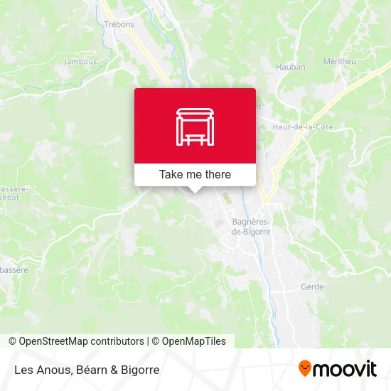 Les Anous map