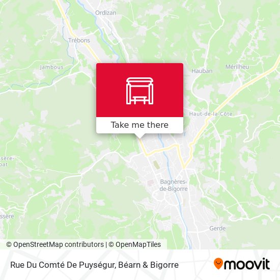 Rue Du Comté De Puységur map