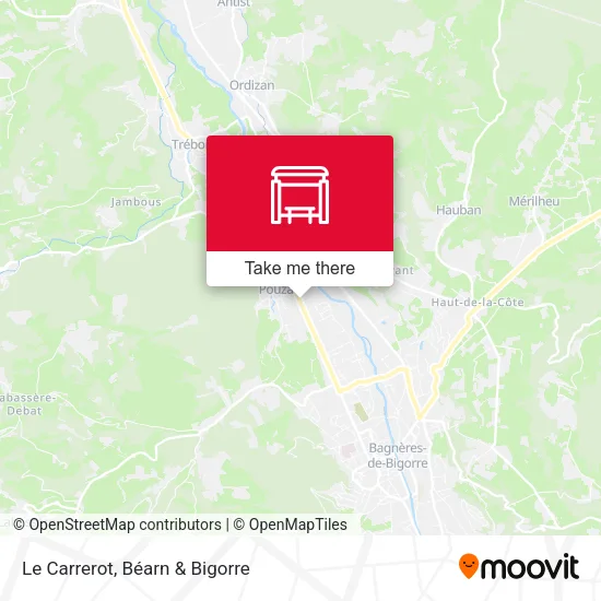 Le Carrerot map