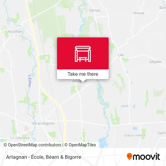 Artagnan - École map