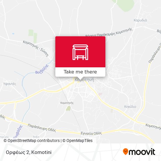 Ορφέως 2 map