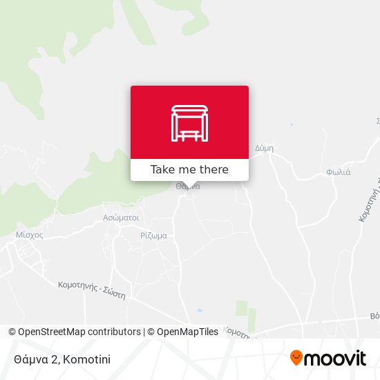 Θάμνα 2 map