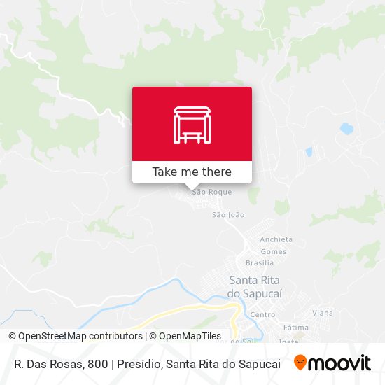 R. Das Rosas, 800 | Presídio map