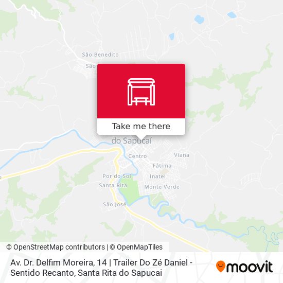 Av. Dr. Delfim Moreira, 14 | Trailer Do Zé Daniel - Sentido Recanto map