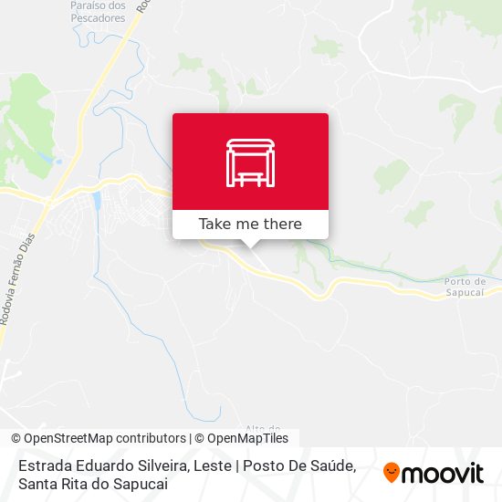 Mapa Estrada Eduardo Silveira, Leste | Posto De Saúde