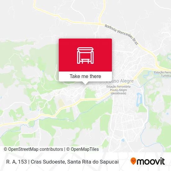 R. A, 153 | Cras Sudoeste map