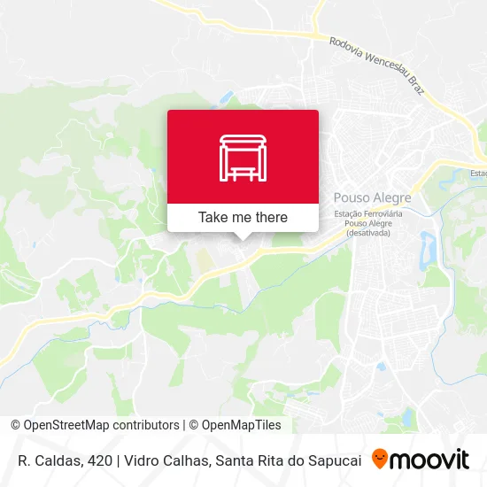 R. Caldas, 420 | Vidro Calhas map