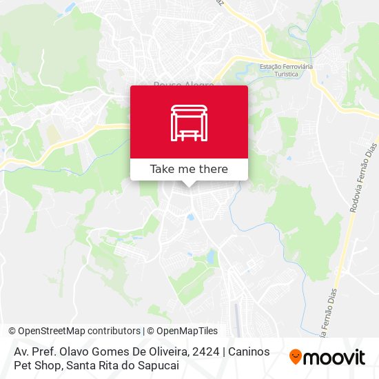 Mapa Av. Pref. Olavo Gomes De Oliveira, 2424 | Caninos Pet Shop