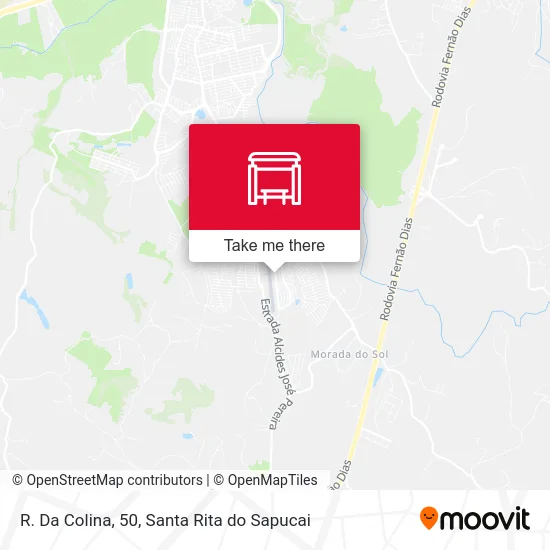 R. Da Colina, 50 map