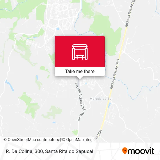 R. Da Colina, 300 map