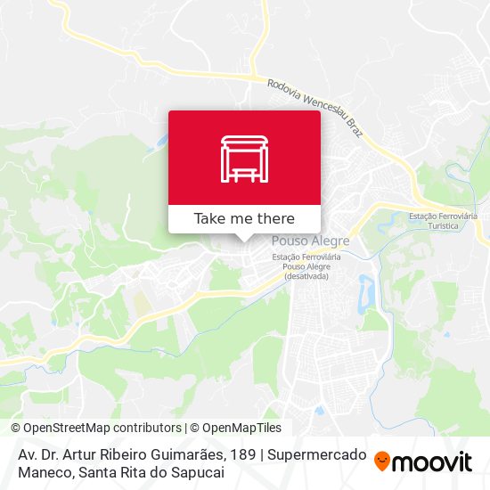 Av. Dr. Artur Ribeiro Guimarães, 189 | Supermercado Maneco map