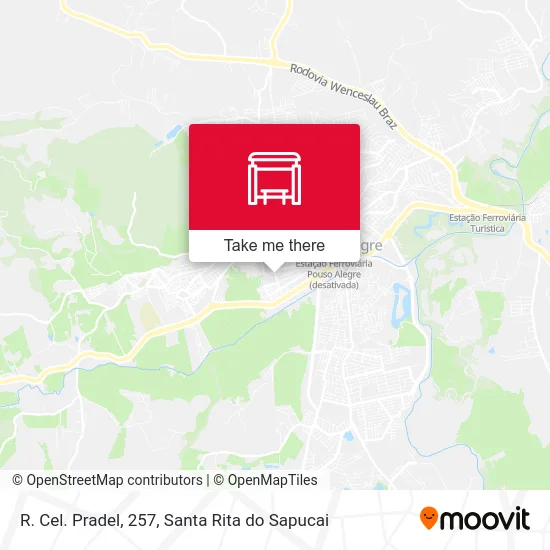 R. Cel. Pradel, 257 map