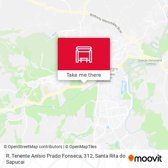 R. Tenente Anísio Prado Fonseca, 312 map