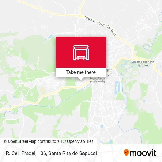 R. Cel. Pradel, 106 map