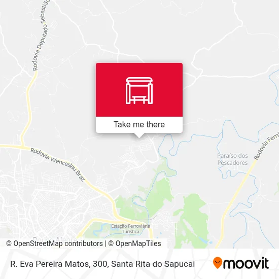 R. Eva Pereira Matos, 300 map