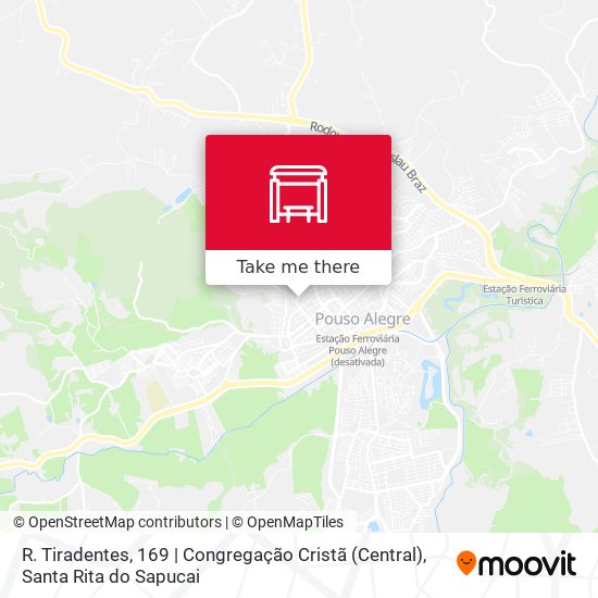 R. Tiradentes, 169 | Congregação Cristã (Central) map