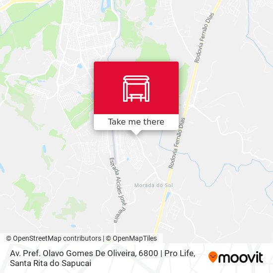 Av. Pref. Olavo Gomes De Oliveira, 6800 | Pro Life map