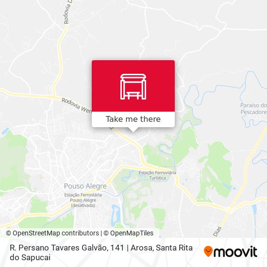 R. Persano Tavares Galvão, 141 | Arosa map