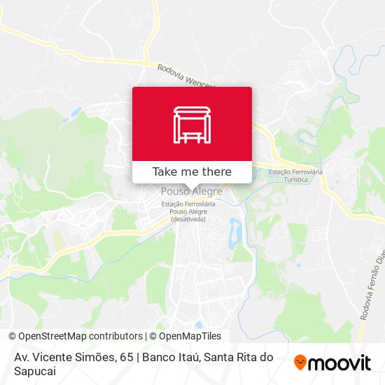 Av. Vicente Simões, 65 | Banco Itaú map