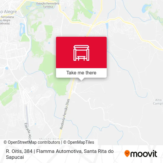 R. Oitis, 384 | Flamma Automotiva map