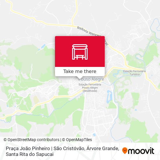 Mapa Praça João Pinheiro | São Cristóvão, Árvore Grande