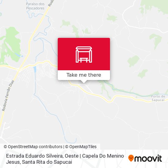 Mapa Estrada Eduardo Silveira, Oeste | Capela Do Menino Jesus