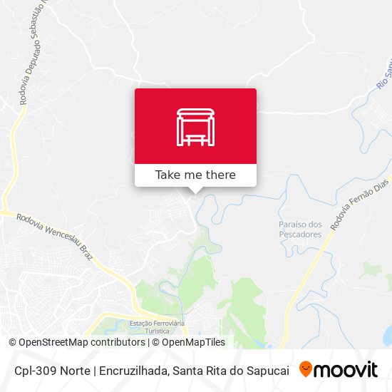 Cpl-309 Norte | Encruzilhada map
