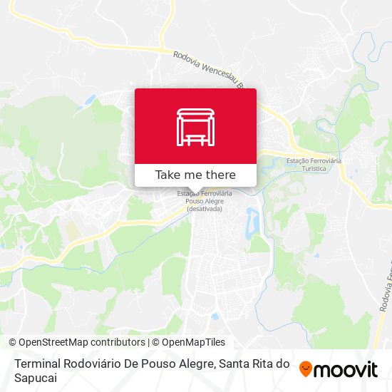 Terminal Rodoviário De Pouso Alegre map