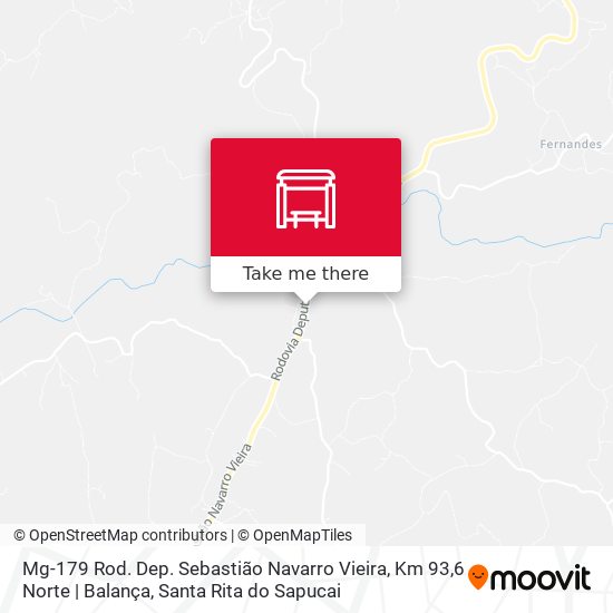 Mg-179 Rod. Dep. Sebastião Navarro Vieira, Km 93,6 Norte | Balança map