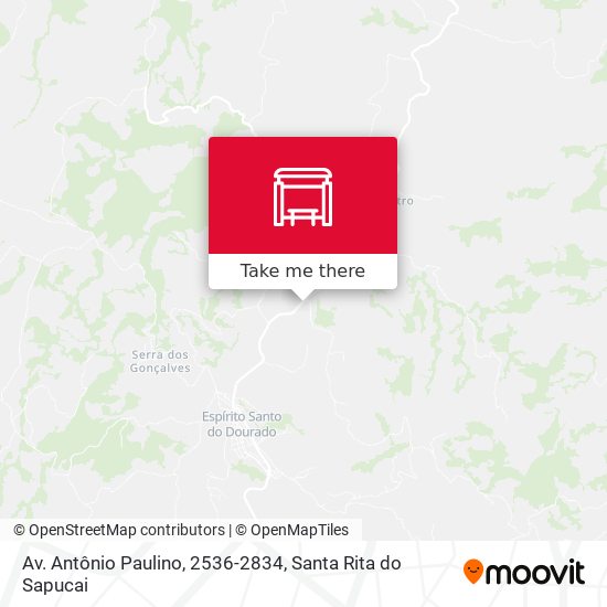 Mapa Av. Antônio Paulino, 2536-2834