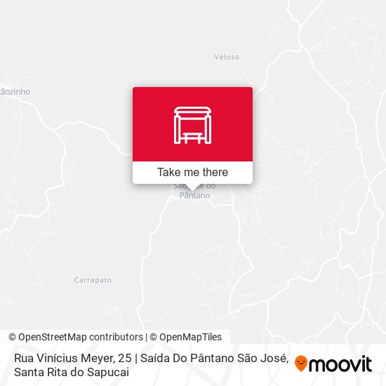 Mapa Rua Vinícius Meyer, 25 | Saída Do Pântano São José