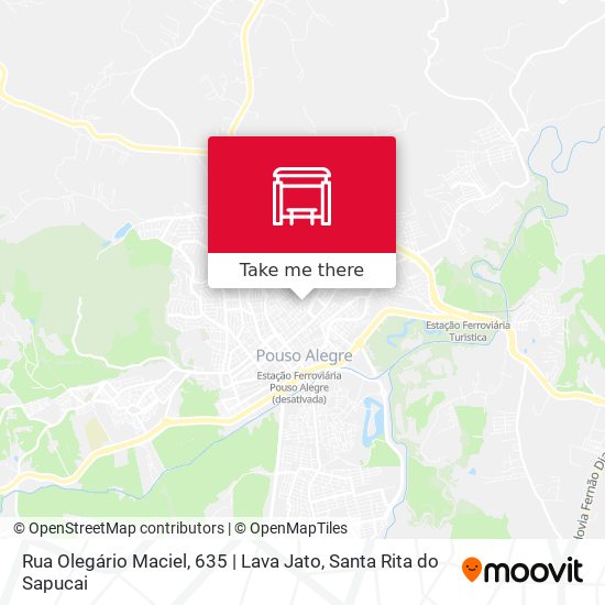 Mapa Rua Olegário Maciel, 635 | Lava Jato