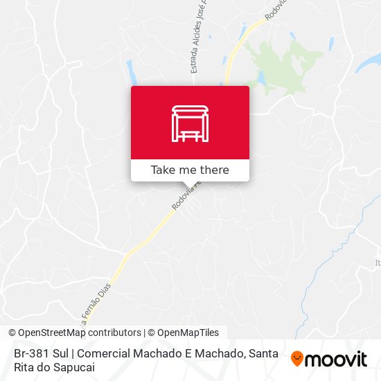 Mapa Br-381 Sul | Comercial Machado E Machado