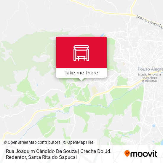 Mapa Rua Joaquim Cândido De Souza | Creche Do Jd. Redentor