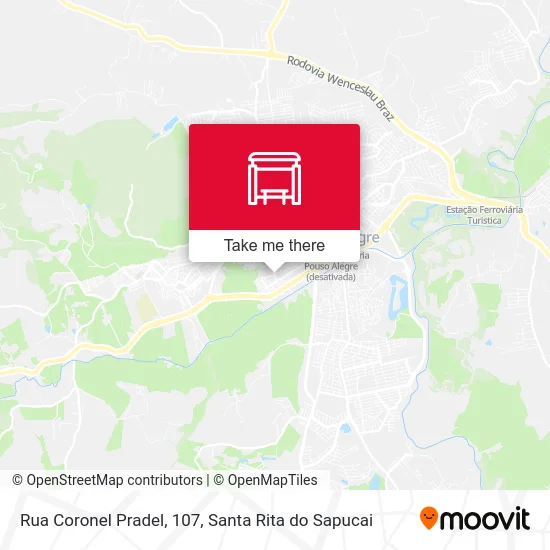 Rua Coronel Pradel, 107 map