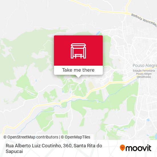Rua Alberto Luiz Coutinho, 360 map