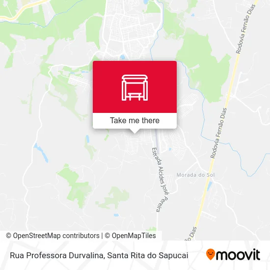 Rua Professora Durvalina map