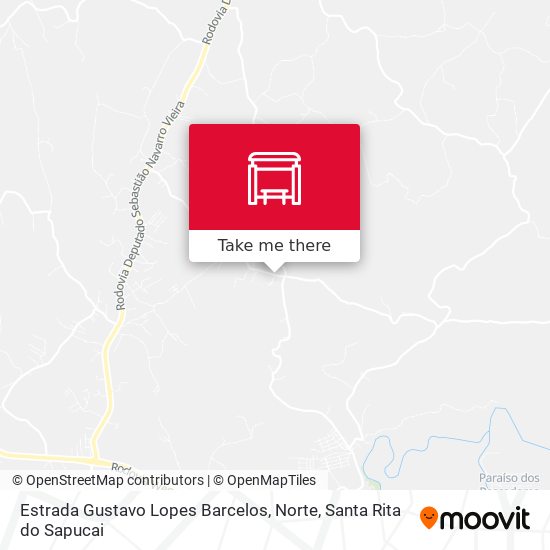 Estrada Gustavo Lopes Barcelos, Norte map