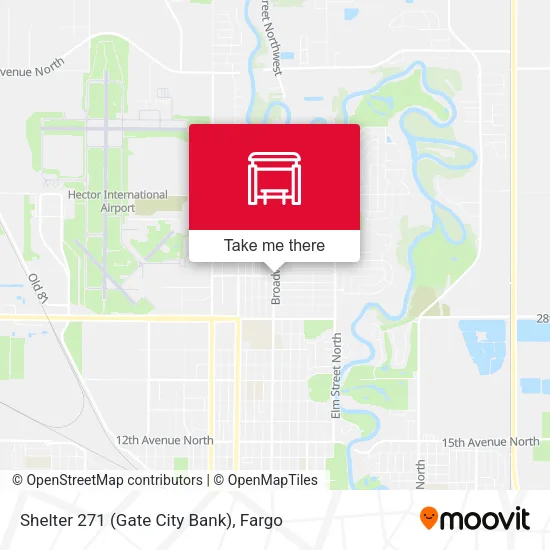 Mapa de Shelter 271 (Gate City Bank)