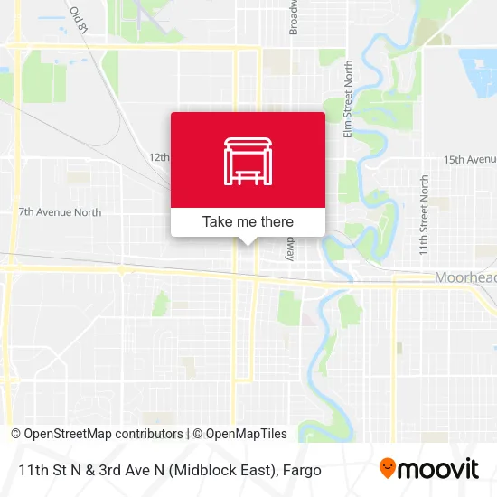 11th St N & 3rd Ave N (Midblock East) map