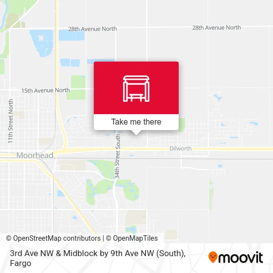 3rd Ave NW & Midblock by 9th Ave NW (South) map