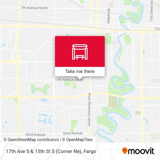 17th Ave S & 15th St S (Corner Ne) map