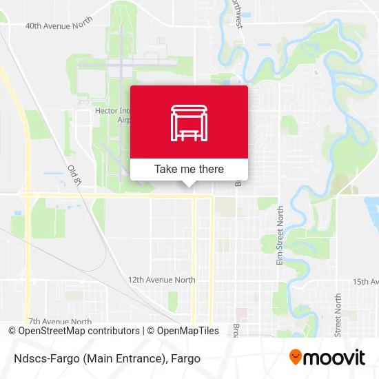Ndscs-Fargo (Main Entrance) map