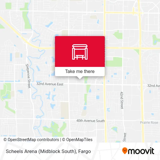Scheels Arena (Midblock South) map
