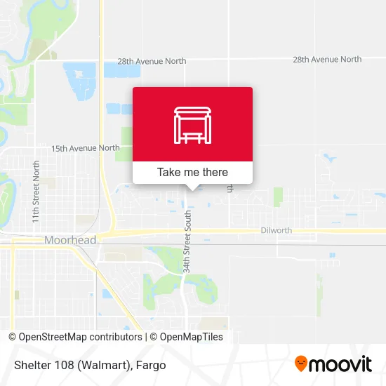 Mapa de Shelter 108 (Walmart)