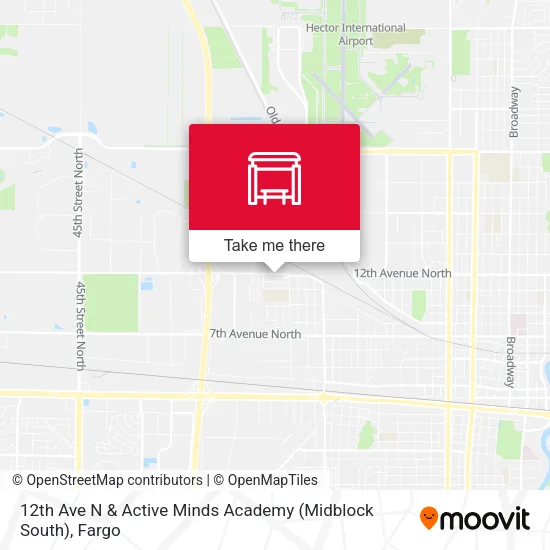 12th Ave N & Active Minds Academy (Midblock South) map