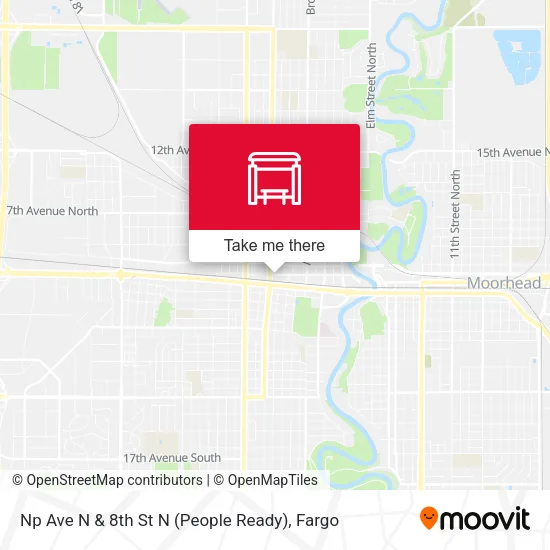 Np Ave N & 8th St N (People Ready) map