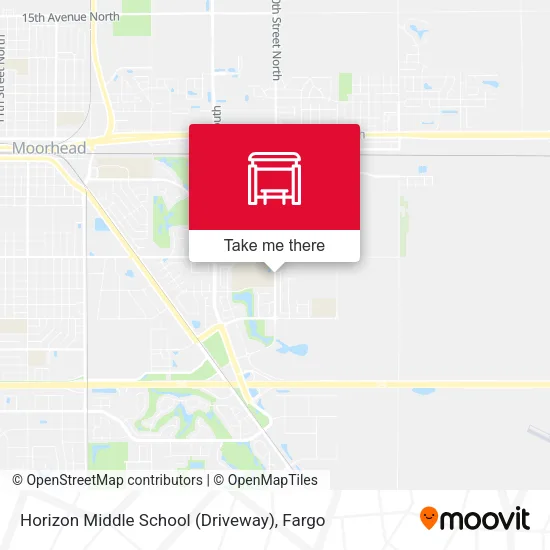 Horizon Middle School (Driveway) map